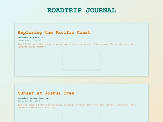 roadtrip screenshot