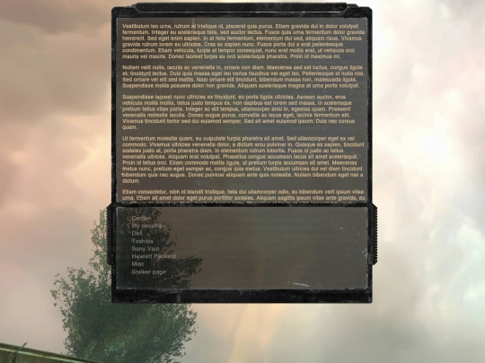 index screenshot