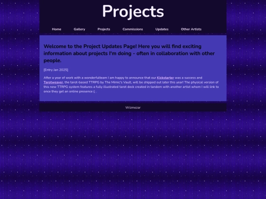 Projects screenshot