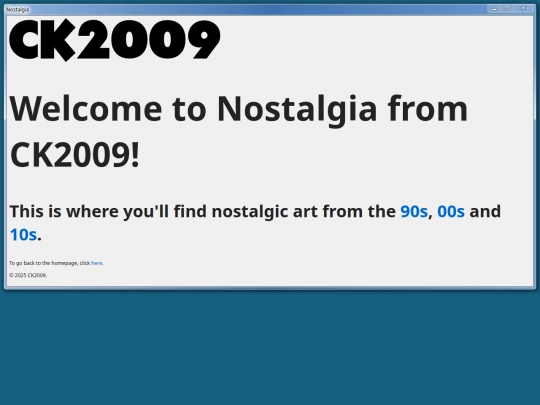 nostalgia screenshot