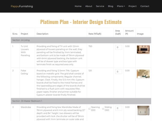 interior-design/platinum screenshot