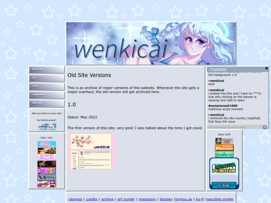 archive screenshot
