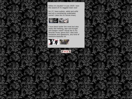 aboutme screenshot