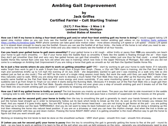 Ambling-Gait-Improvement screenshot