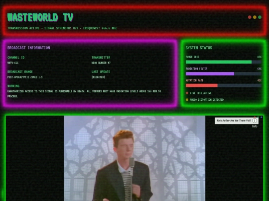 Broadcast screenshot
