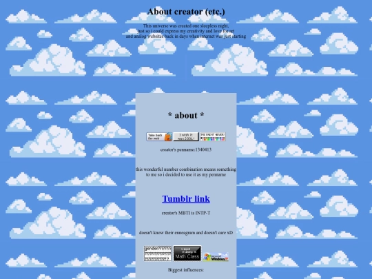 aboutcreator screenshot