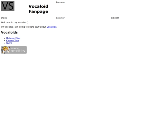 index screenshot