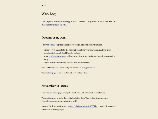 log screenshot