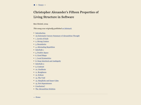 posts/alexandrian-software screenshot
