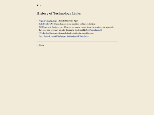 techhist screenshot