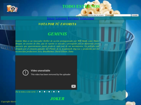 votaciones screenshot