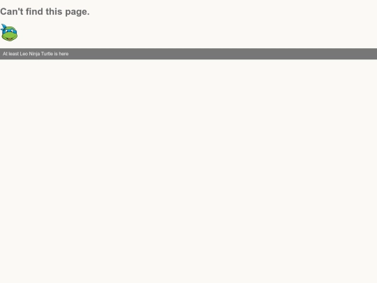 not_found screenshot