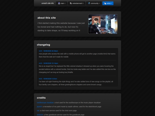 siteinfo screenshot