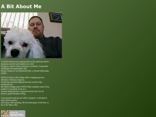 aboutme screenshot