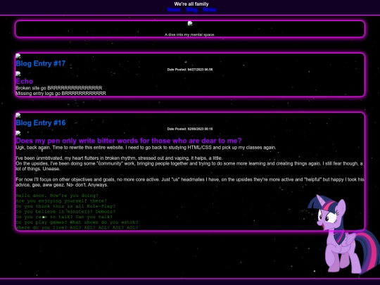 blog screenshot