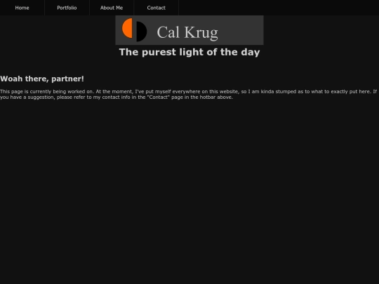 aboutMe screenshot