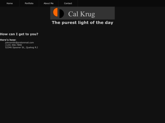 contact screenshot