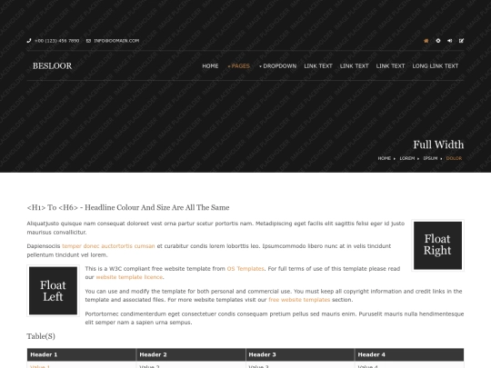 pages/full-width screenshot