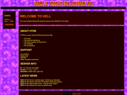 index screenshot