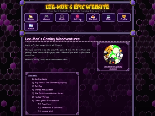 games screenshot