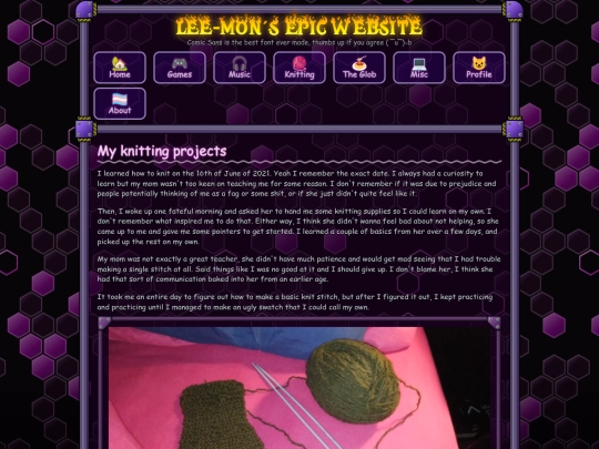 knitting screenshot