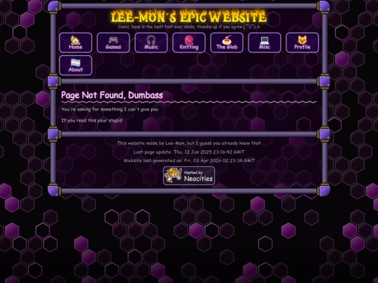 not_found screenshot