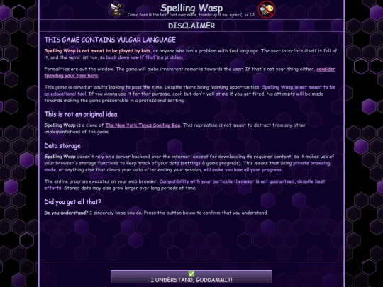 spellingwasp screenshot
