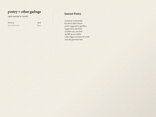 internet-poetry screenshot