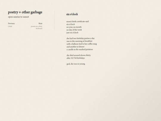 six-oclock screenshot