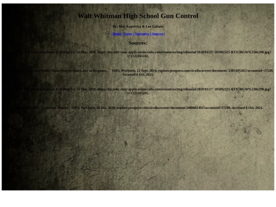 sources screenshot