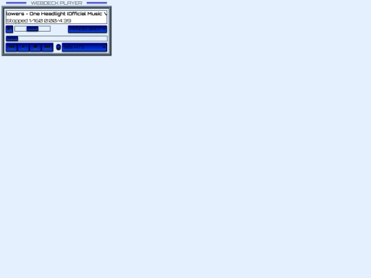webdeck-player screenshot
