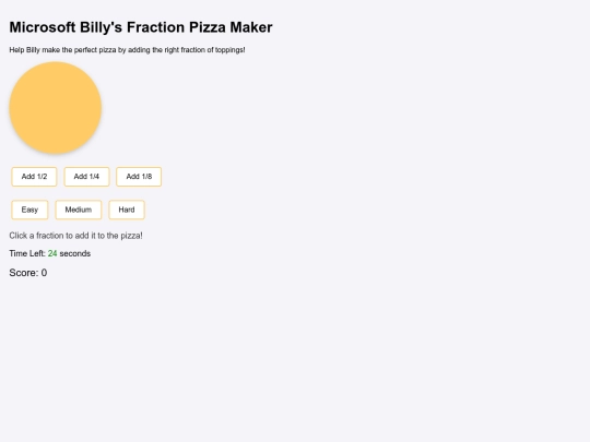 math/pizzafraction screenshot