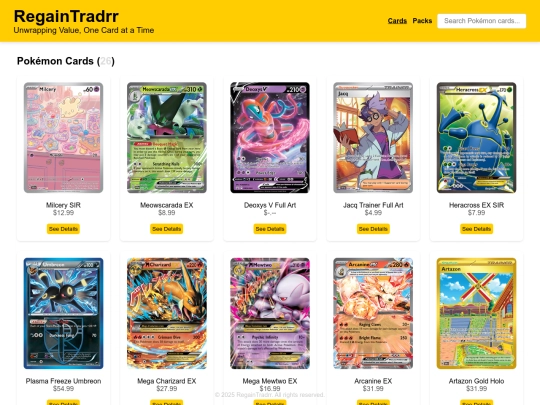 cards screenshot