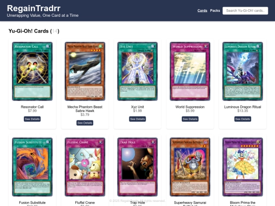 cards/yugioh screenshot