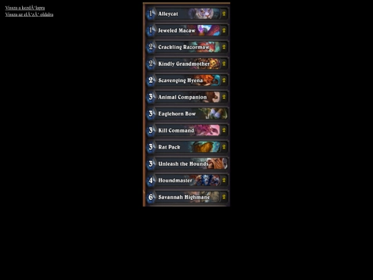 hunterdeck screenshot