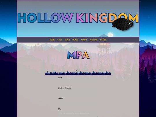MPA screenshot