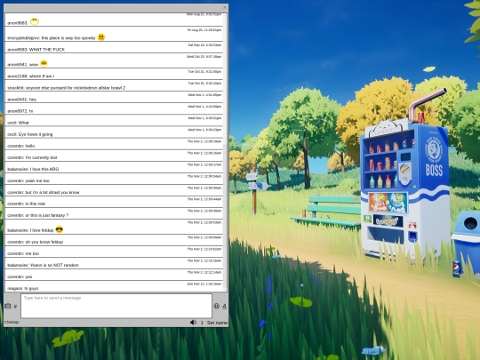 chatroom screenshot