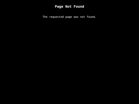 not_found screenshot