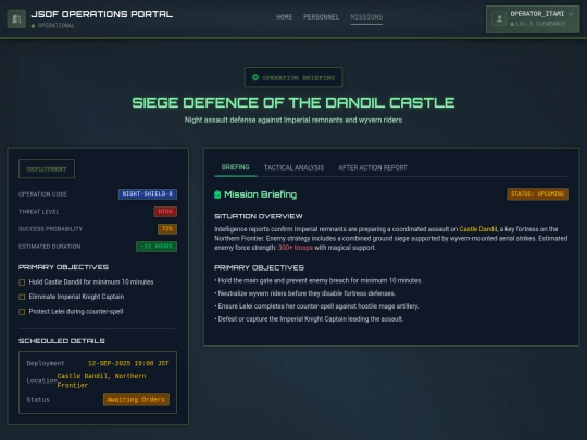 anime/gate/deployments/dandil_keep screenshot
