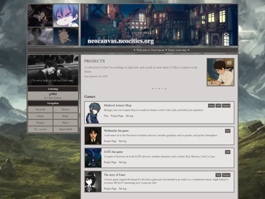 projects screenshot