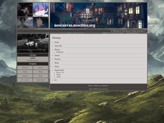 sitemap screenshot
