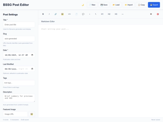 editor screenshot
