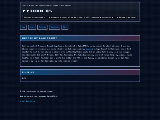 blog screenshot