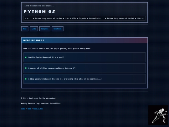projects screenshot