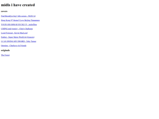 midis screenshot
