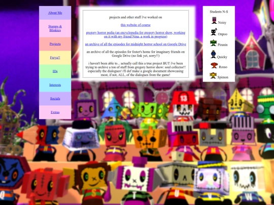 projects screenshot