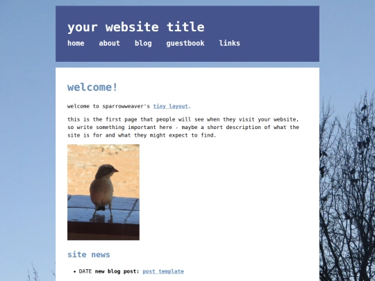 projects/tiny-layout screenshot