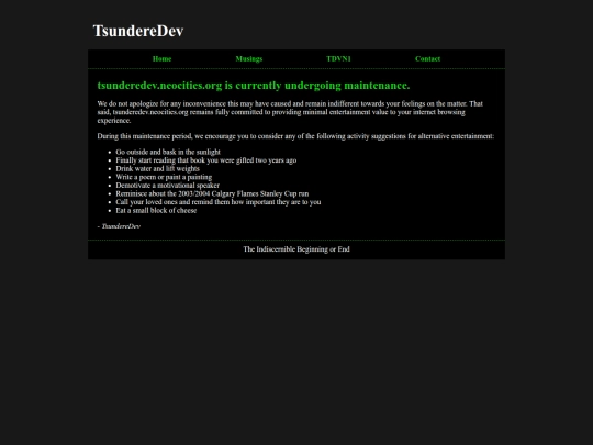 index screenshot