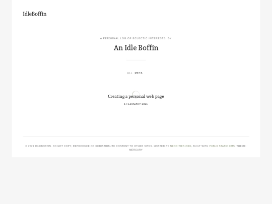 index screenshot