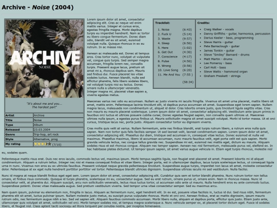 music/archive_noise screenshot